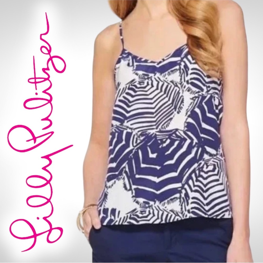 Lilly Pulitzer 100% Silk Tank Top
